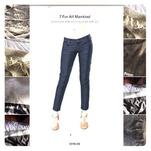Seven 7 for all man kind skinny sz 26